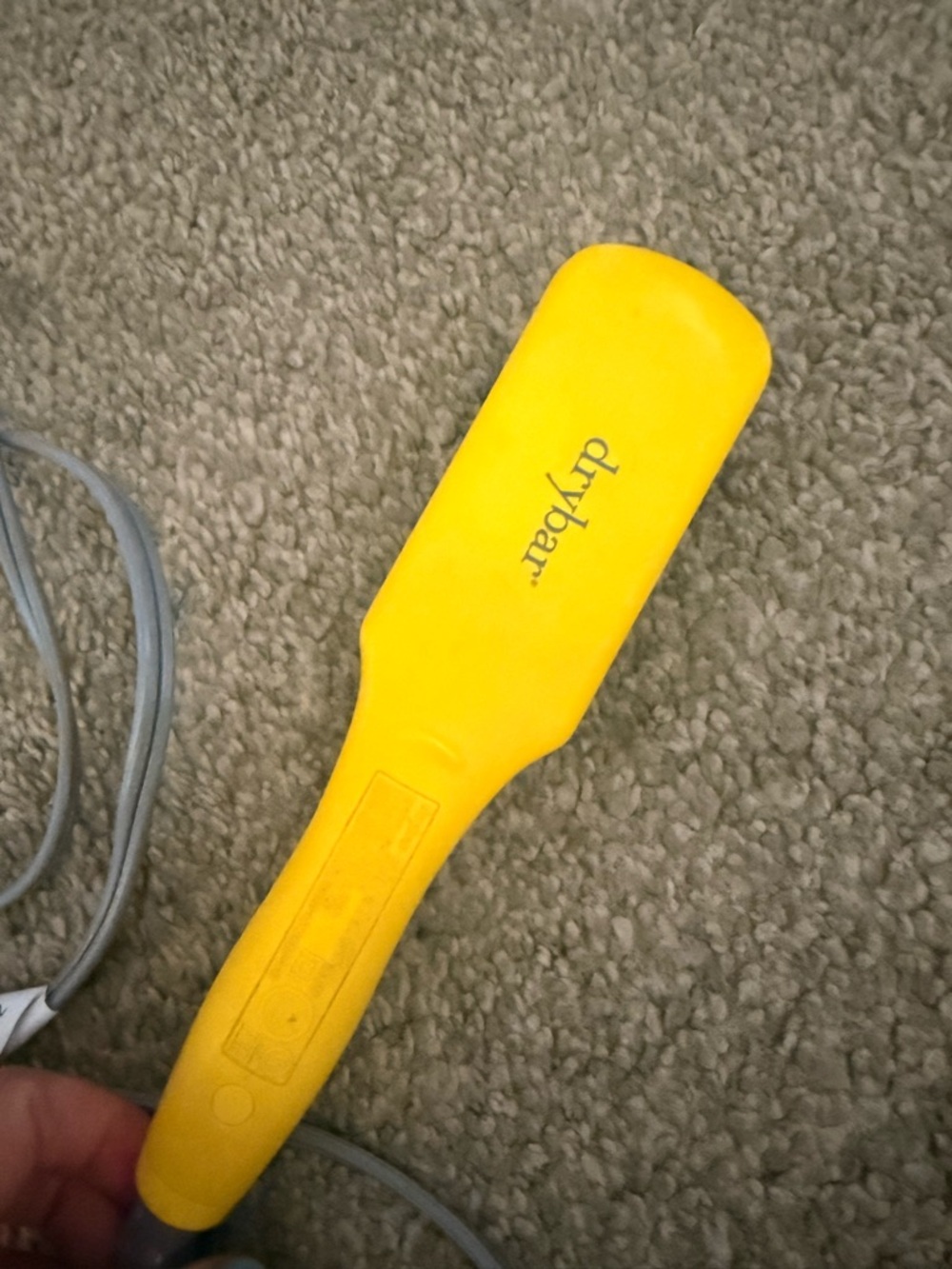 Drybar Bright Yellow Mini Hair Straightening Brush